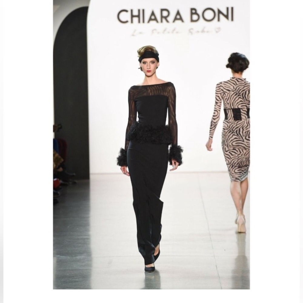 ♥️ Chiara Boni La Petite Robe
Babina Trumpet Gown in Black 38 💋